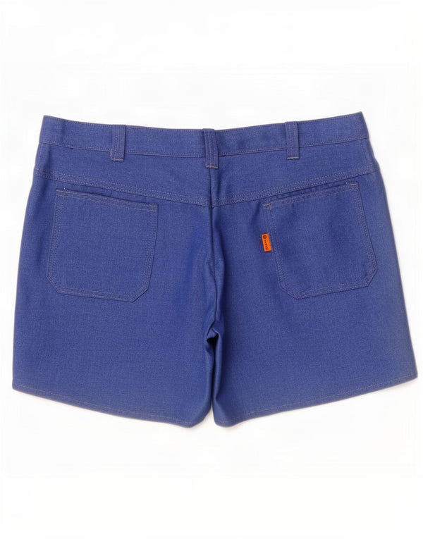 Shorts Chino Masculino Vintage IT 52 XL W36 Azul Trevira