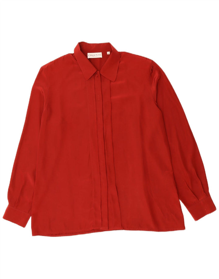 Blusa feminina VINTAGE IT 48 XL vermelha