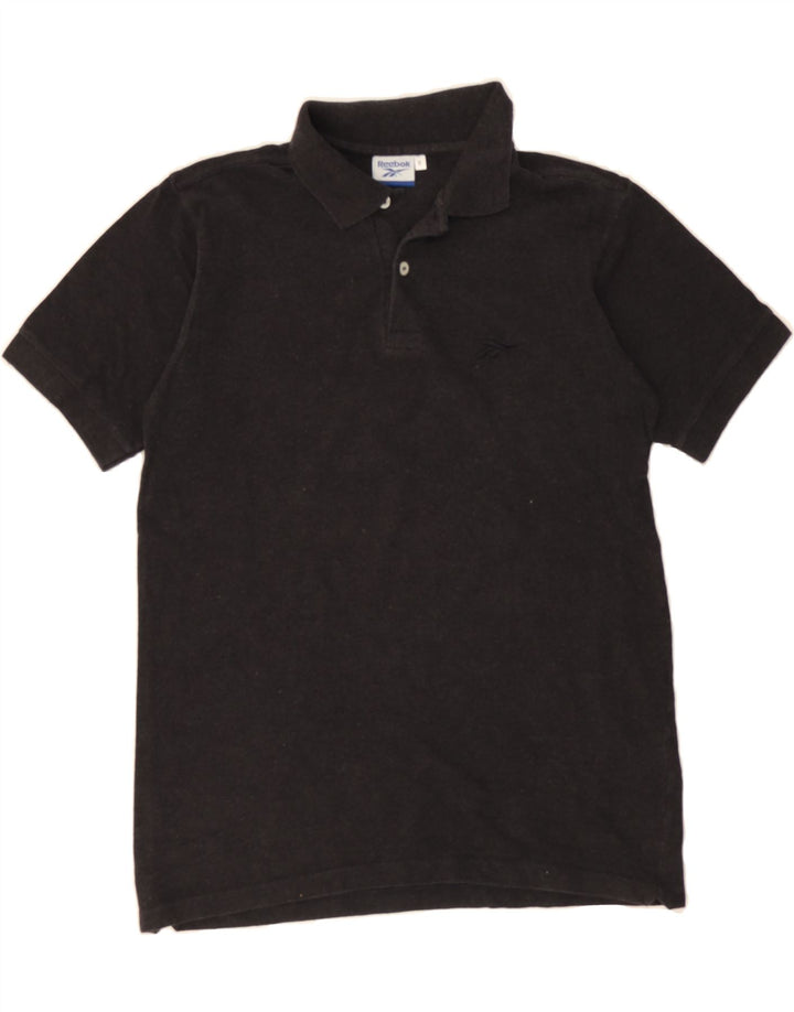 REEBOK Mens Polo Shirt Medium Grey Cotton Vintage Reebok and Second-Hand Reebok from Messina Hembry 