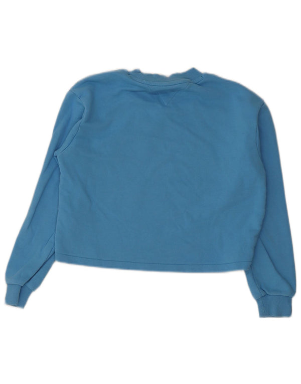 Tommy Hilfiger Boys Graphic Crop Hoodie Jumper 13-14 anos Azul
