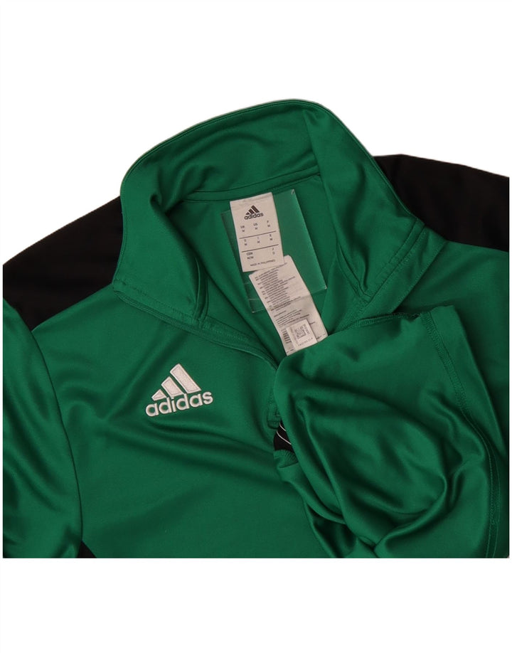 ADIDAS Mens Borussia Pullover Treino Top Médio Verde Colourblock