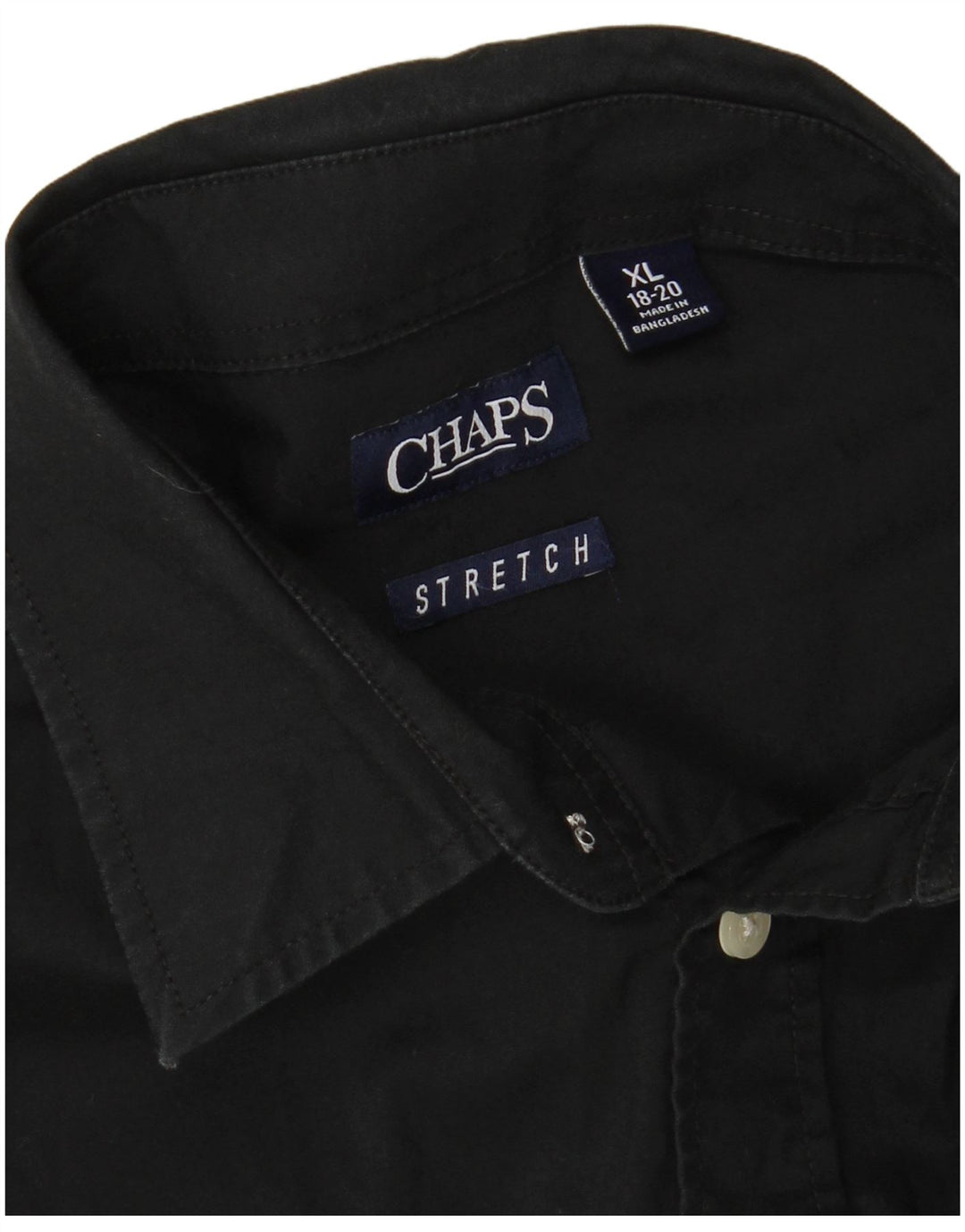 Camisa CHAPS Menino 15-16 Anos XL Preto Algodão