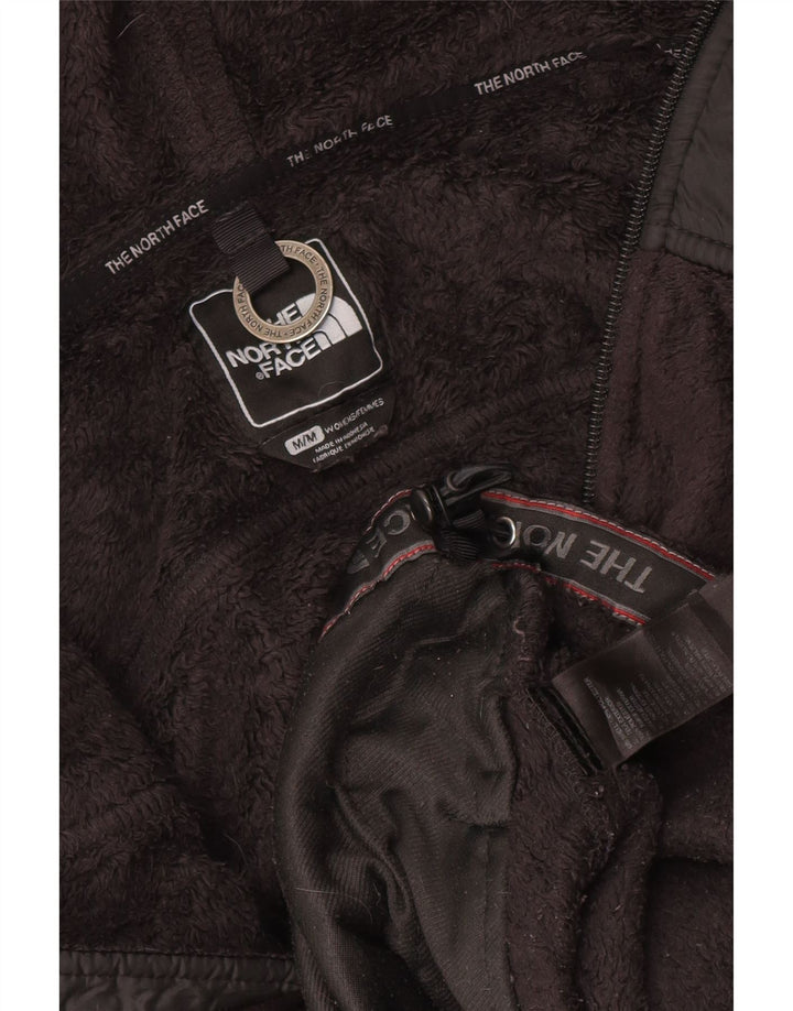Jaqueta de lã com capuz feminina The North Face UK 12 poliéster preto médio