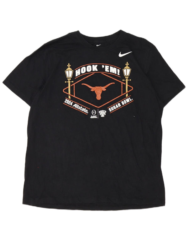 Camiseta Nike masculina gráfica Top XL algodão preto
