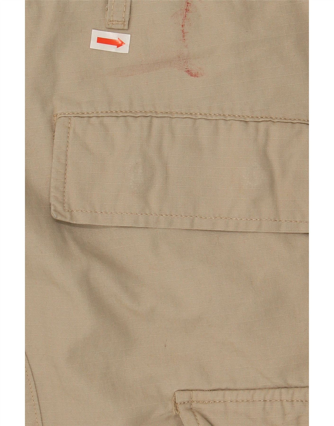 VINTAGE Mens Straight Cargo Trousers XL W40 L30 Beige Cotton Vintage Vintage and Second-Hand Vintage from Messina Hembry 