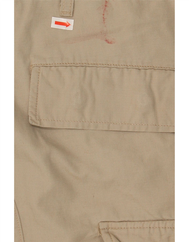 VINTAGE Mens Straight Cargo Trousers XL W40 L30 Beige Cotton Vintage Vintage and Second-Hand Vintage from Messina Hembry 