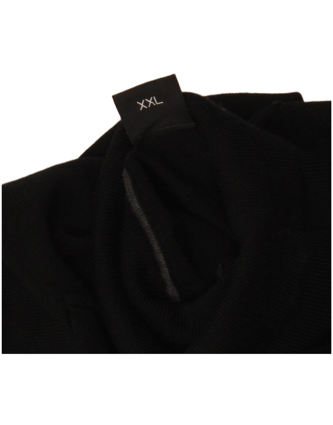 Suéter masculino Hugo Boss com gola redonda 2XL lã preta