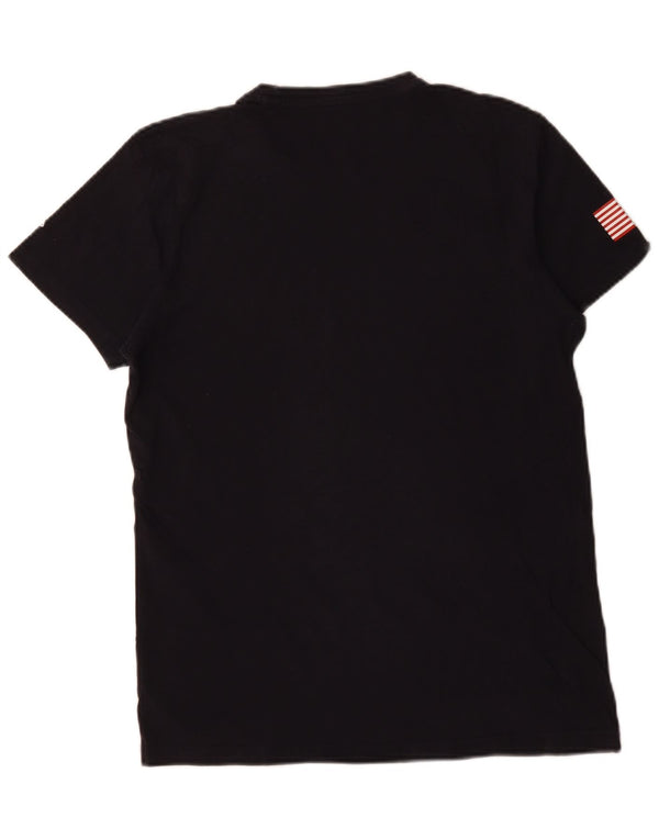 Camiseta gráfica masculina Yankees de mercadoria genuína top pequeno algodão azul marinho