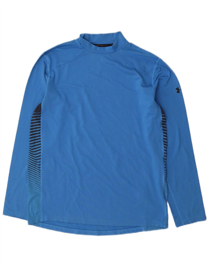 Under Armour Masculino Top Manga Longa Grande Poliéster Azul
