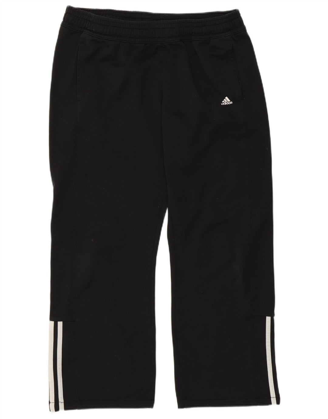 Calça de treino masculina Adidas grande poliéster preto