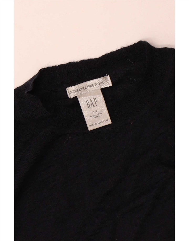 Suéter feminino Gap com gola redonda, Reino Unido 10, pequeno, azul marinho, lã