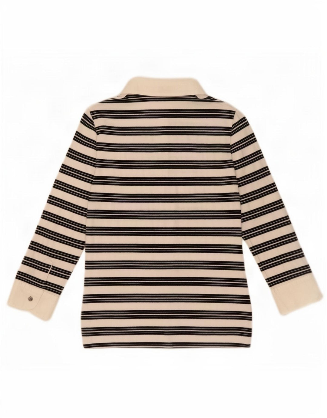 Blusa feminina Emmanuel Schvili manga 3/4 IT 42 listrada branca média