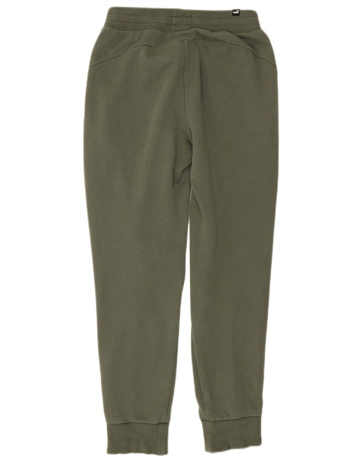 Calça esportiva masculina Puma Joggers pequena cáqui