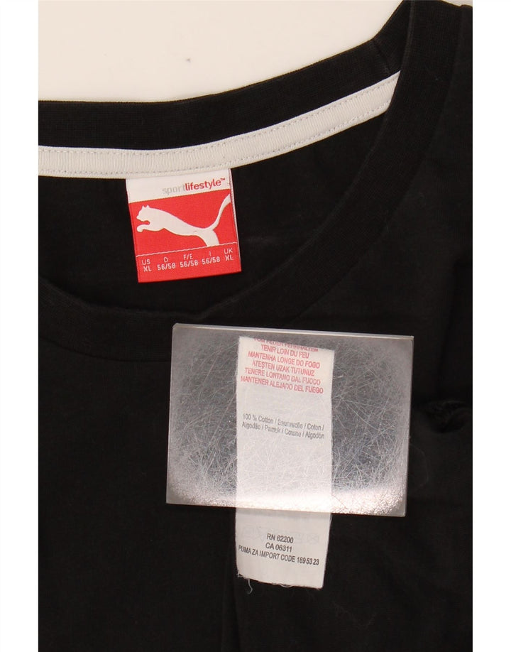 Camiseta masculina PUMA Top XL algodão preto