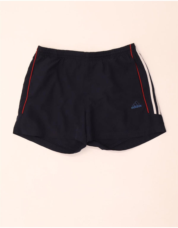 Adidas Mens Sport Shorts Grande Azul Marinho Poliéster Esportes