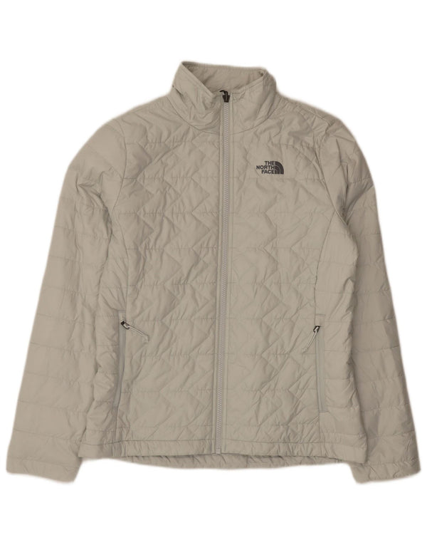 Jaqueta acolchoada feminina The North Face UK 14 poliéster bege médio