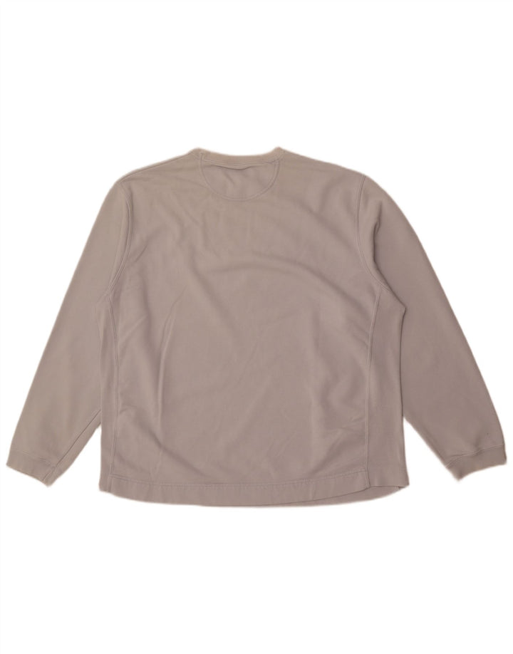 Campeão masculino gráfico moletom jumper XL azul algodão