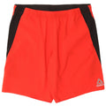 Shorts esportivos masculinos REEBOK grande poliéster colorblock vermelho
