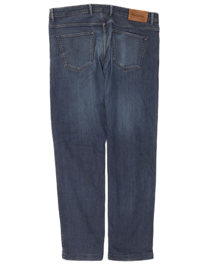 Jeans Slim Masculino Massimo Dutti EU 44 Grande W34 L29 Azul
