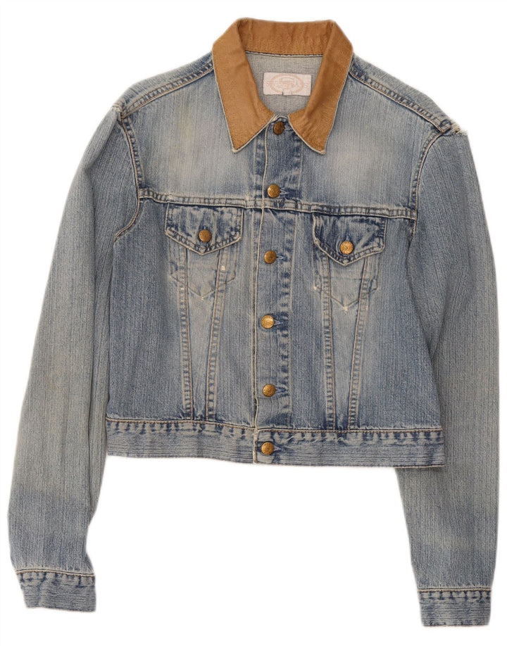 Jaqueta jeans feminina Swish UK 14 azul médio