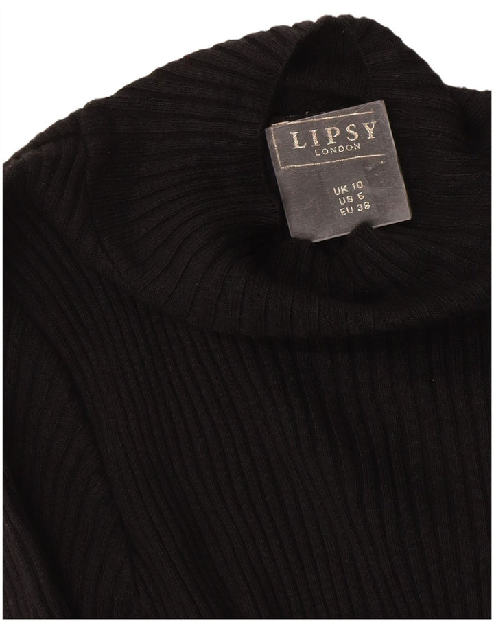 Vestido feminino Lipsy UK 10 pequeno preto