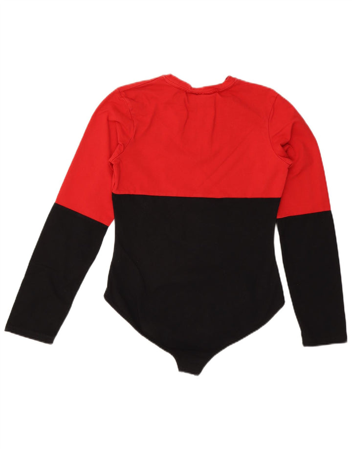 Body gráfico feminino FILA UK 14 grande bloco colorido multicolorido