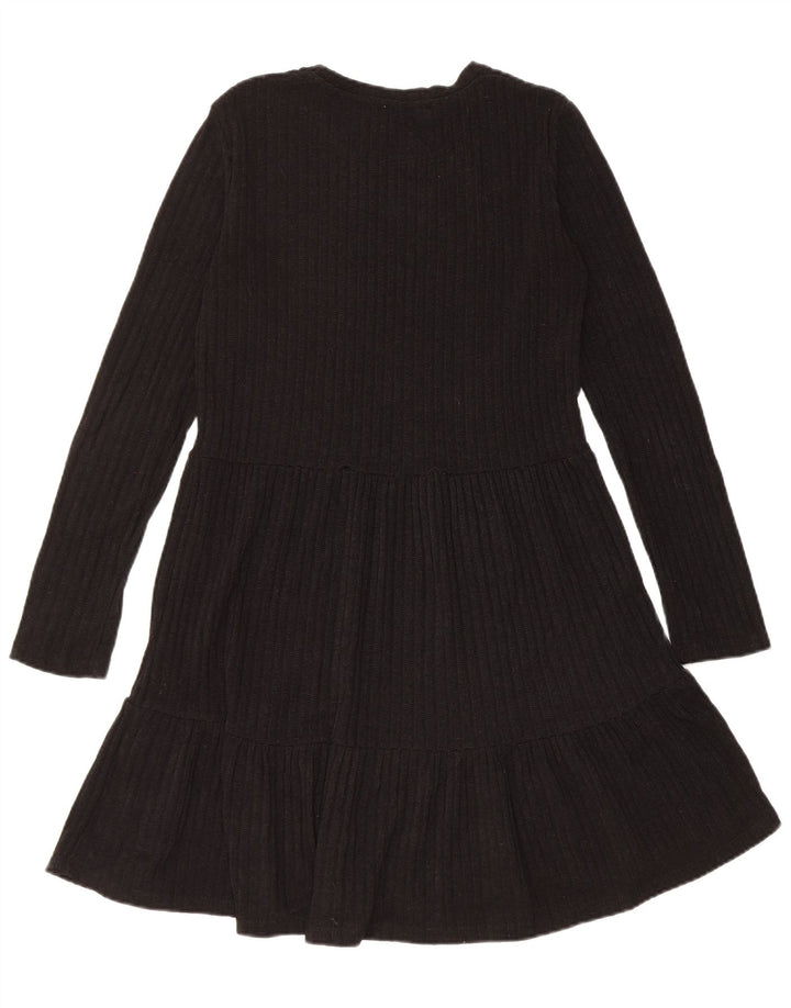 Vestido Jumper Feminino Zara Reino Unido 10 Pequeno Preto