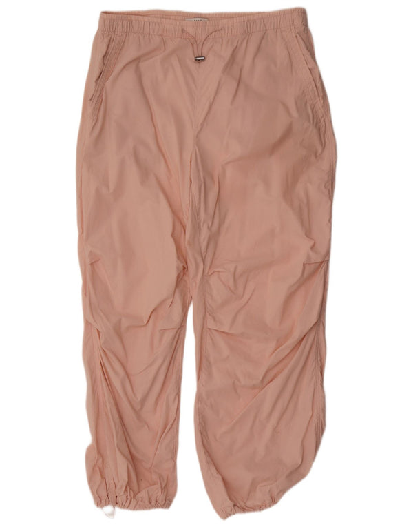 Calça jogger feminina Marks & Spencer casual Reino Unido 16 grande W36 L30 rosa