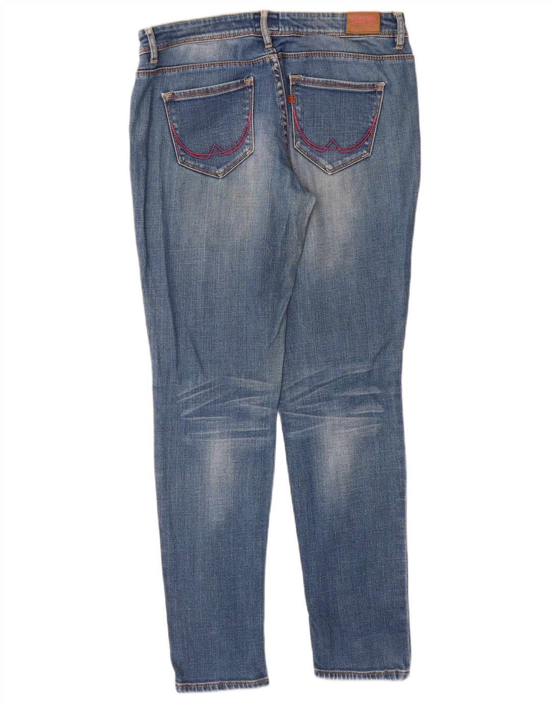 Jeans skinny feminino SUPERDRY W30 L32 algodão azul