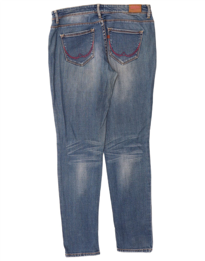 Jeans skinny feminino SUPERDRY W30 L32 algodão azul
