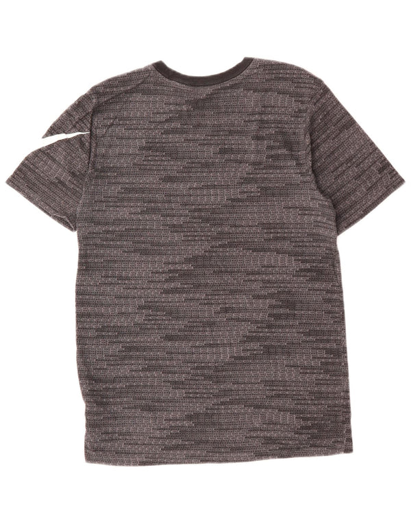 NIKE Mens Graphic T-Shirt Top Small Grey Cotton