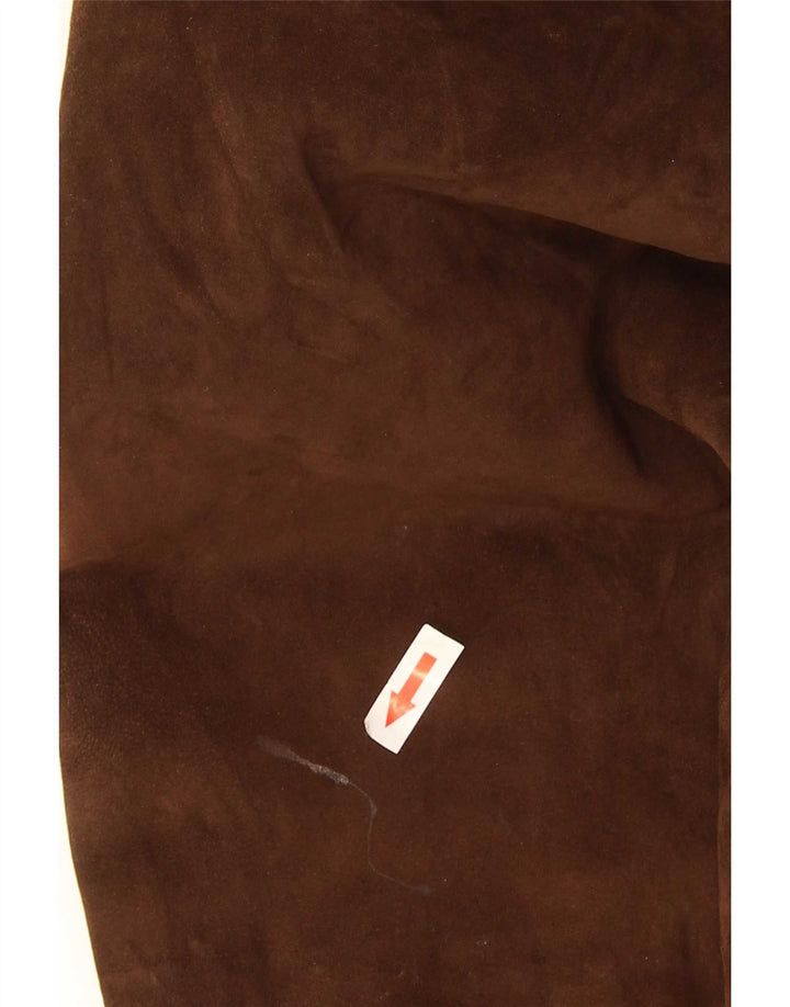 Sobretudo feminino de camurça Kennedy IT 50 XL marrom