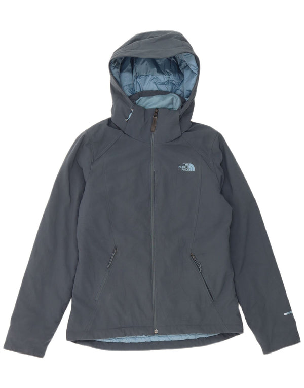 Jaqueta corta-vento feminina com capuz The North Face Reino Unido 10 pequeno azul marinho
