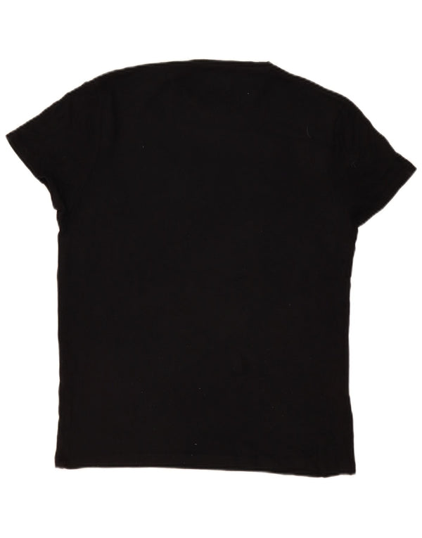 Zara Camiseta masculina Top Médio Preto