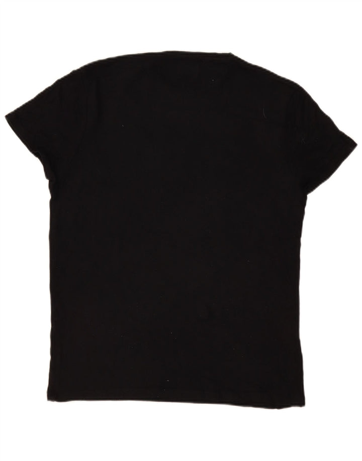Zara Camiseta masculina Top Médio Preto