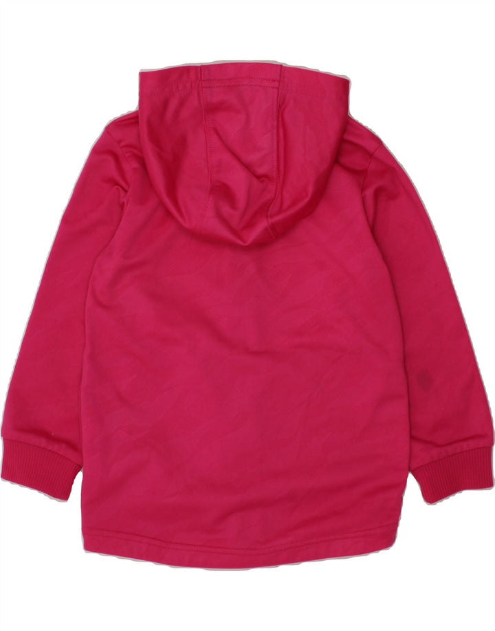 ADIDAS Baby Girls Zip Hoodie Sweater 18-24 Months Pink Vintage Adidas and Second-Hand Adidas from Messina Hembry 