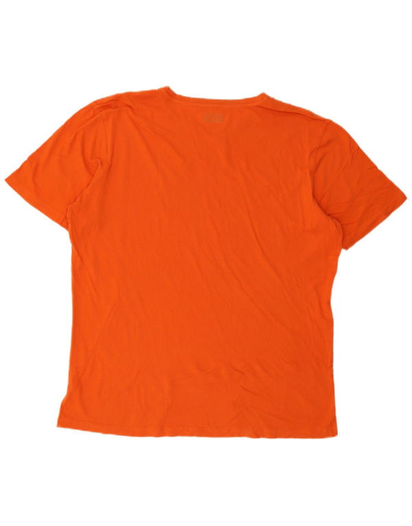 Camiseta gráfica masculina Kappa Top 2XL laranja
