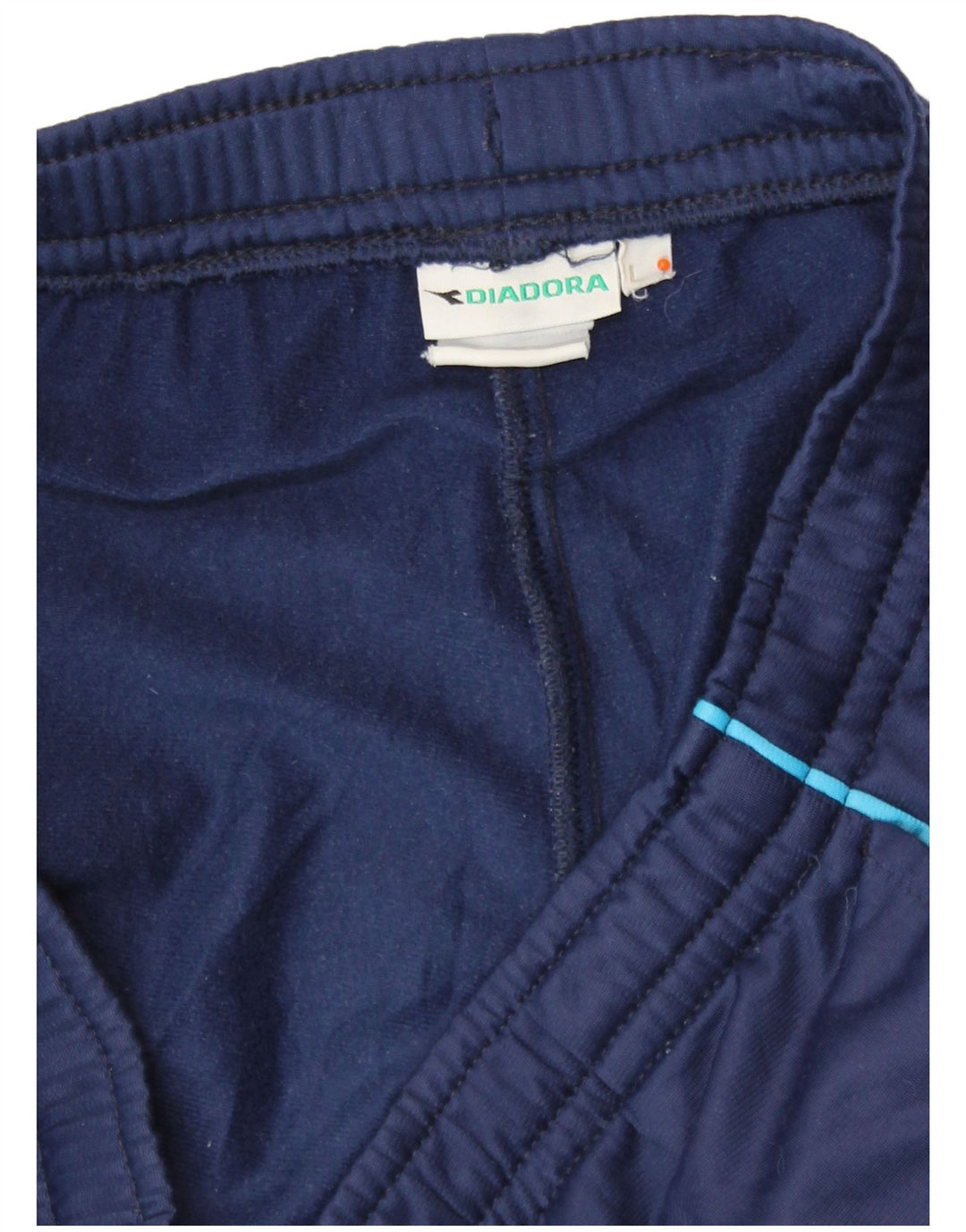 Calça de treino masculina Diadora grande azul marinho