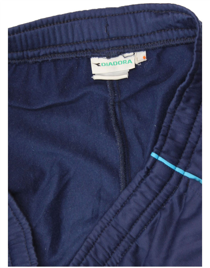 Calça de treino masculina Diadora grande azul marinho