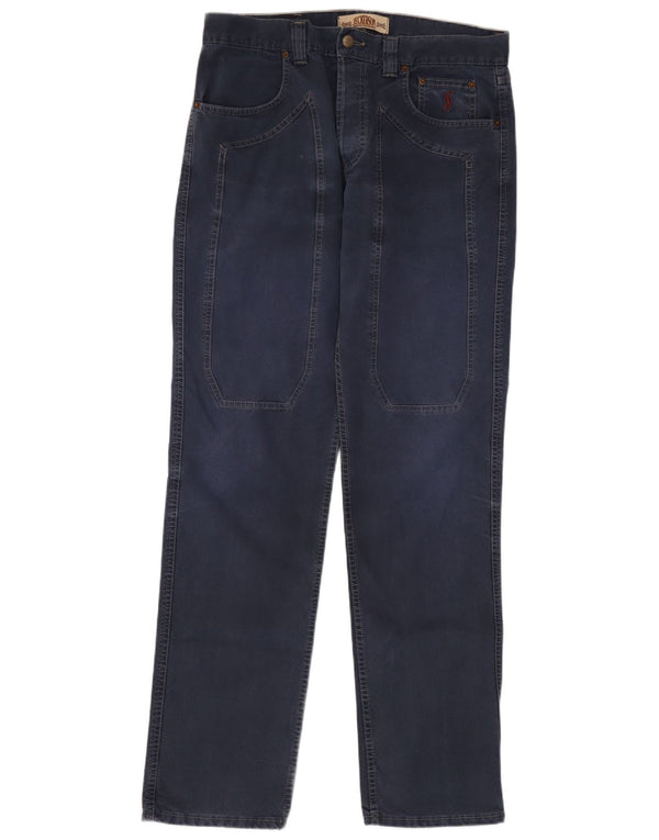 Jeans retos masculinos Jeckerson W36 L33 algodão azul