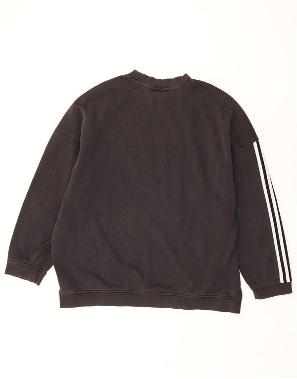 Adidas Mens Graphic Moletom Jumper XL Algodão Preto