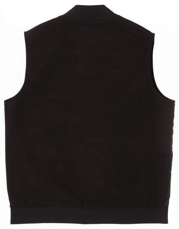 Colete acolchoado masculino Marks & Spencer UK 42 XL algodão preto