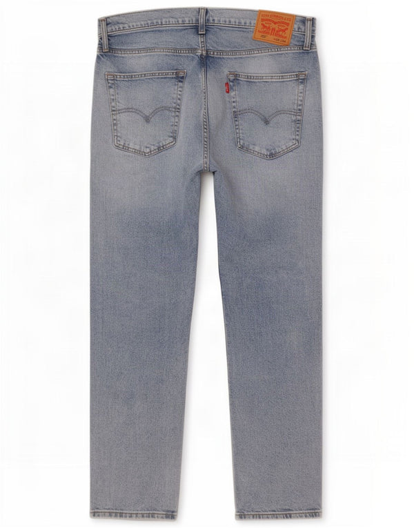 Levi's Masculino 502 Tapered Jeans W36 L30 Azul Algodão