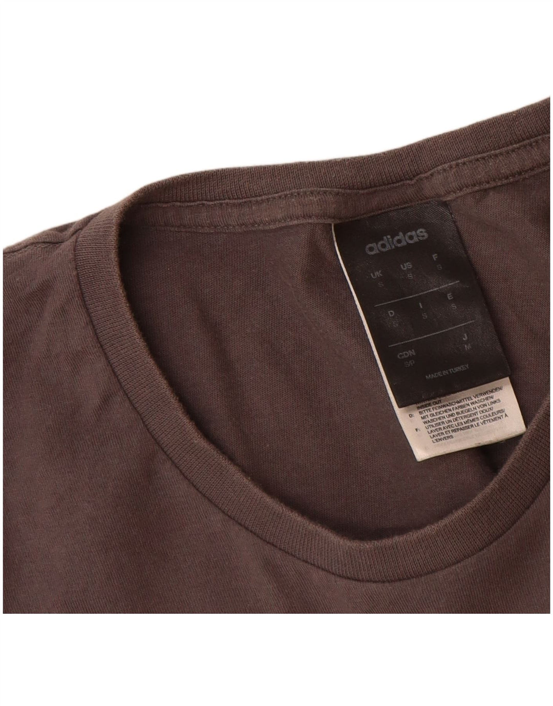 Camiseta Adidas Masculina Graphic Top Pequeno Algodão Cinza