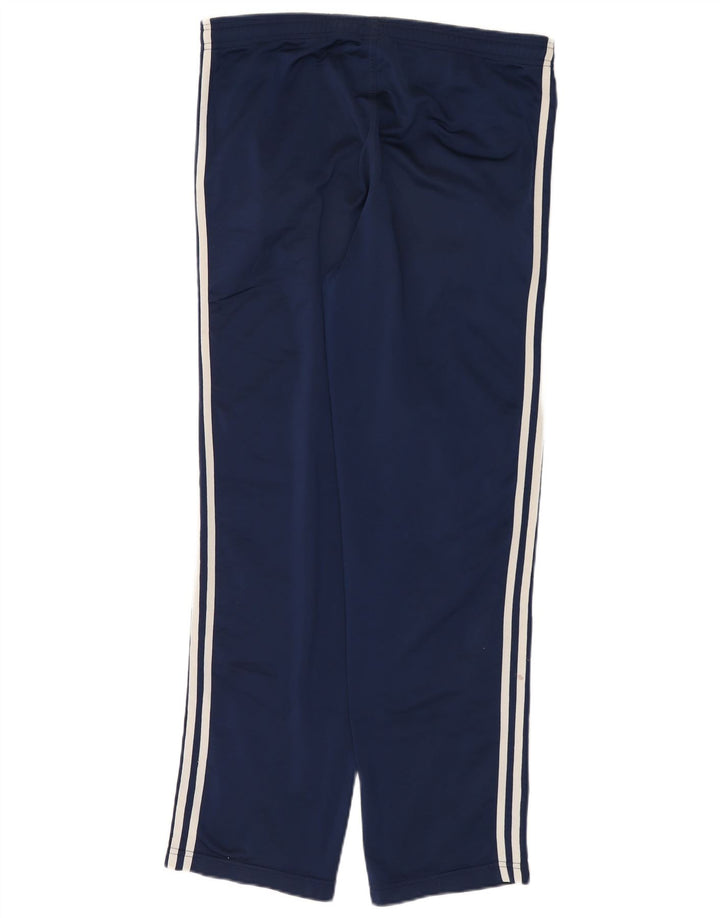 Calças de treino masculinas Adidas grandes azul marinho