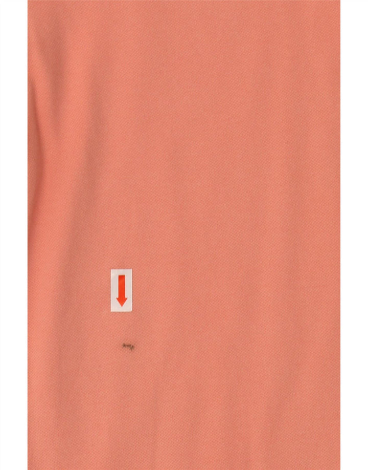 Camisa polo feminina Fred Perry Reino Unido 12 algodão rosa médio