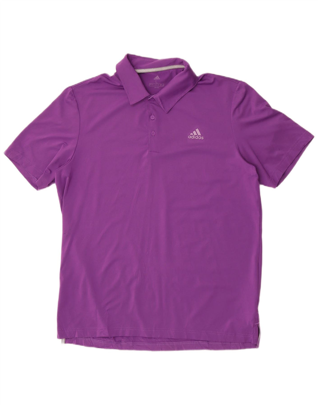 Camisa polo masculina Adidas grande poliéster roxo