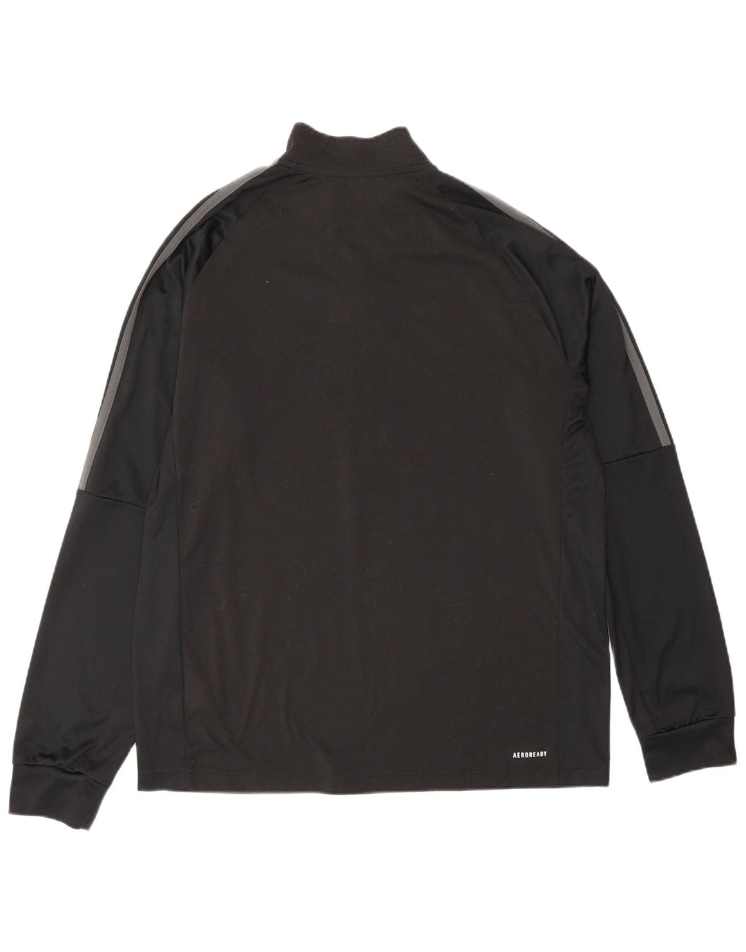 Adidas Mens Pulôver Treino Top Grande Poliéster Preto