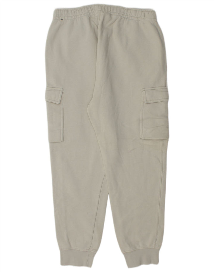 Nike Mens Standard Fit Calças de treino Joggers Médio Algodão Branco