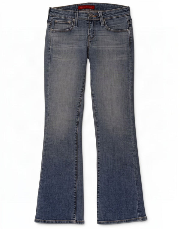 Calça jeans feminina Levi's 565 Bootcut W25 L29 azul algodão